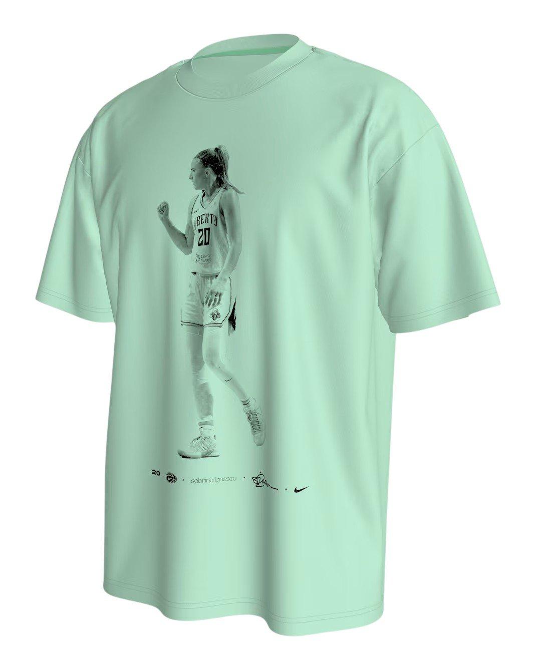 Nike Unisex Sabrina Dri-FIT Basketball T-Shirt - Mint - MINT